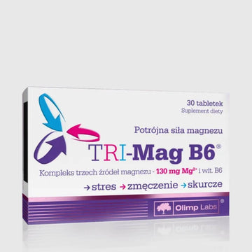 Tri-Mag B6 (Magnesium with Vitamin B6) Olimp - 30 tablets | Megapump